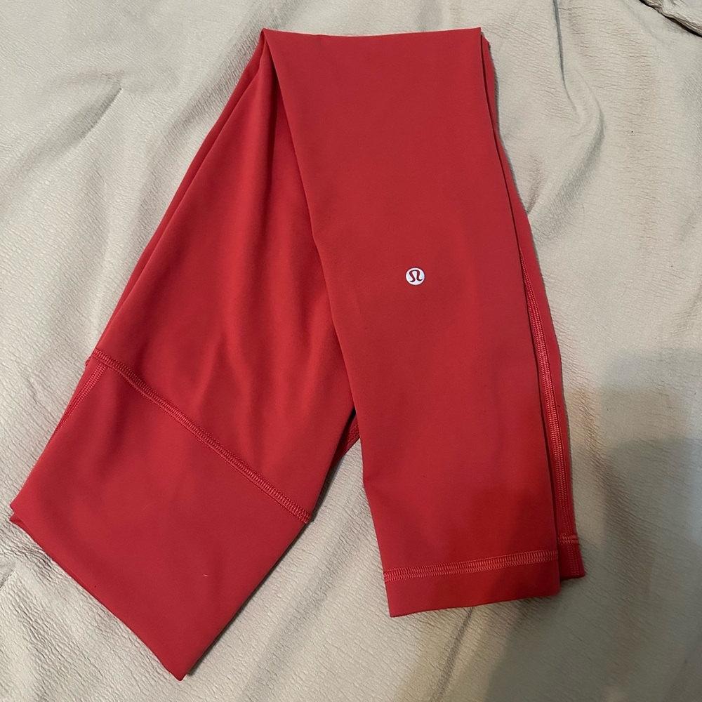 lululemon wunder train HR 25” vintage rose legging size 8